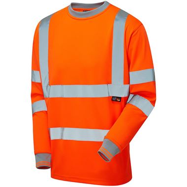 Supertouch Orange Hi Vis Long Sleeve T-Shirt