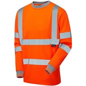 Supertouch Orange Hi Vis Long Sleeve T-Shirt