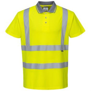 Portwest S477 Yellow Hi Vis Polo Shirt