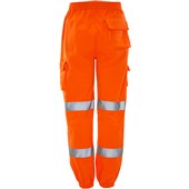 Supertouch Orange Hi Vis Jogging Bottoms
