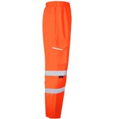Leo Workwear Appledore Orange LTEC 3K Waterproof Hi Vis Trouser