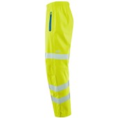 Leo Workwear Lundy Yellow LTEC 20K High Performance Waterproof Breathable Hi Vis Cargo Trouser