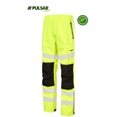 Pulsar Life LFE906 Yellow GRS Recycled Waterproof Hi Vis Overtrouser