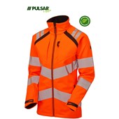 Pulsar Life LFE916 Rail Orange GRS Recycled Hi Vis Softshell Jacket