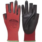 Polyco Matrix Fingerless Work Gloves 933 with PU Palm - 13g
