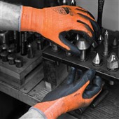 Polyco Matrix Orange Cut Level 3 PU Work Gloves MOP with PU Coating - 15g