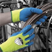 Polyco Matrix Hi Viz Thermal Work Gloves 90-MAT with Latex Palm - 10g