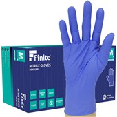 Polyco Bodyguards MFNP100 Finite P Indigo AF Nitrile Powder Free Disposable Gloves AQL1.5 (Box 100)