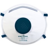 Portwest P203 FFP2 Valved Dolomite Moulded Disposable Masks (Pack 10)