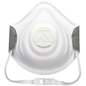 Portwest P311 Strap & Clip FFP3 Valved Dolomite Moulded Disposable Masks (Pack 10)