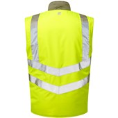 Pulsar P422-R Yellow GRS Recycled Waterproof Sleeved Hi Vis Bodywarmer