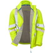 Pulsar P534 Yellow Hi Vis Softshell Jacket (3L)