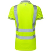 Pulsar P700 Yellow Women's Hi Vis Polo Shirt