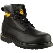 Caterpillar Holton S3 Water Resistant Safety Boots S3 HRO SRC - Black