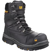 Caterpillar Premier Waterproof Wide Fit Side Zip Safety Boot S3 WR HRO SRC - Black