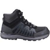 Caterpillar Charge Black Metal Free Composite Water Resistant Safety Hiker Boot S3 HRO SRC ESD