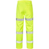 Supertouch Yellow 3 Band Polycotton Hi Vis Trousers