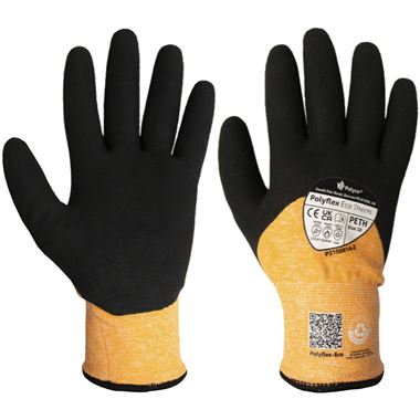 Polyco Polyflex PETH ECO Friendly Cut Level 3 Thermal Lined Gloves with Latex Palm - 10g