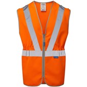Pulsar PR145 Rail Orange Tear Apart Hi Vis Waistcoat