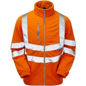 Pulsar PR508-R Rail Orange GRS Recycled Hi Vis Polar Fleece Jacket