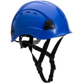 Portwest PS73 Working At Height Endurance Mountaineer Safety Helmet - Vented Wheel Ratchet Short Peak