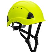 Portwest PS73 Working At Height Endurance Mountaineer Safety Helmet - Vented Wheel Ratchet Short Peak