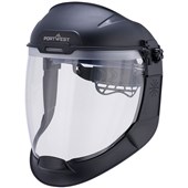 Portwest PS98 Class 1 Arc Flash Face Shield Visor - KN Anti Scratch & Anti Fog