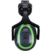 Portwest PW03 HV Extreme Metal Free Clip On Ear Defenders Low SNR 23dB