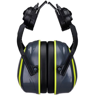 Portwest PW04 HV Extreme Metal Free Clip On Ear Defenders Medium SNR 26dB