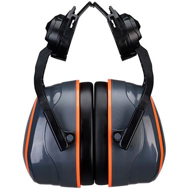 Portwest PW05 HV Extreme Metal Free Clip On Ear Defenders High SNR 28dB