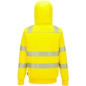 Portwest PW321 PW3 Yellow Hi Vis Zipped Winter Hoodie