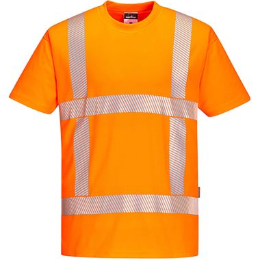Portwest R413 Rail Orange Hi Vis T Shirt