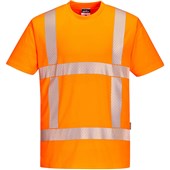 Portwest R413 Rail Orange Hi Vis T Shirt