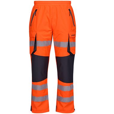 Pulsar React RCT803 Rail Orange Recycled Hi Vis Waterproof  Over Trouser