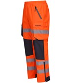 Pulsar React RCT803 Rail Orange Recycled Hi Vis Waterproof  Over Trouser