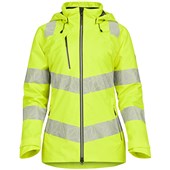 Pulsar React RCT850 Yellow Women's Recycled Waterproof Hi Vis Shell Jacket
