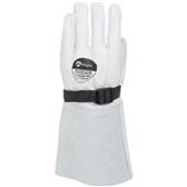 Polyco SuperGlove RE-PRO Leather Volt Protector Gauntlet with Buckle - Worn Over Electricians Gloves