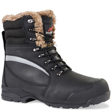 Rock Fall RF001 Alaska Fur Lined Freezer Safety Boot S3 CI HRO SC FO SRC