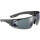 Bolle RUSH+ 2.0 Safety Glasses Platinum KN Smoke Lens - RUSPMN20E