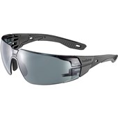 Bolle RUSH+ 2.0 Safety Glasses Platinum KN Smoke Lens - RUSPMN20E