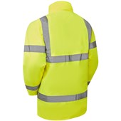 Supertouch Yellow Hi Vis Fleece Lined Waterproof Padded Parka Jacket
