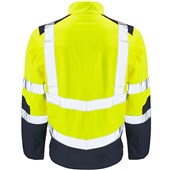 Supertouch Yellow/Navy Hi Vis Two Tone Softshell Jacket (3L)