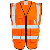 Supertouch Orange Hi Vis Executive Vest