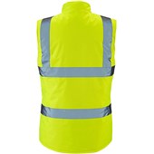 Supertouch Yellow Fleece Lined Women's Hi Vis Bodywarmer