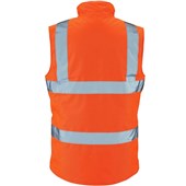 Supertouch Orange Fleece Lined Women's Hi Vis Bodywarmer