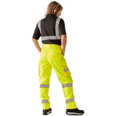 Supertouch Yellow Women's Hi Vis Combat Trousers