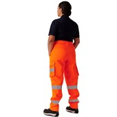 Supertouch Orange Women's Hi Vis Combat Trousers
