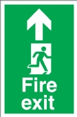 Fire exit arrow up Fire exit arrow up