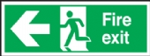 fire exit arrow left fire exit arrow left