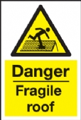 danger fragile roof danger fragile roof
